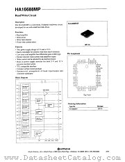 HA16688MP datasheet pdf Hitachi Semiconductor