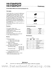 HA17385FP datasheet pdf Hitachi Semiconductor