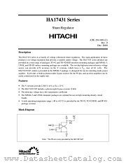 HA17431FPJ datasheet pdf Hitachi Semiconductor