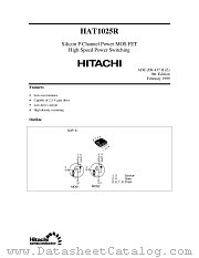 HAT1025R(D) datasheet pdf Hitachi Semiconductor