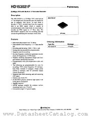 HD153021F datasheet pdf Hitachi Semiconductor