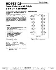 HD153129P datasheet pdf Hitachi Semiconductor