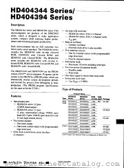 HD404341S datasheet pdf Hitachi Semiconductor