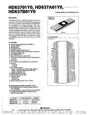 HD637B01Y0C datasheet pdf Hitachi Semiconductor