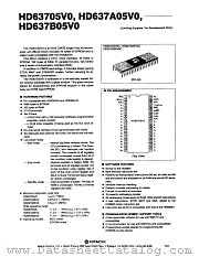 HD63705V0C datasheet pdf Hitachi Semiconductor
