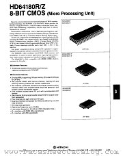 HD64180RCP-10 datasheet pdf Hitachi Semiconductor