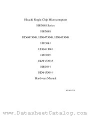 HD6433048F datasheet pdf Hitachi Semiconductor