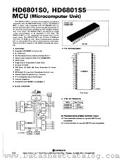 HD6801S0P datasheet pdf Hitachi Semiconductor