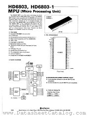 HD6803-1 datasheet pdf Hitachi Semiconductor