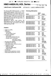 HM514400ALZ-7 datasheet pdf Hitachi Semiconductor