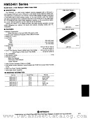 HM53461ZP-10 datasheet pdf Hitachi Semiconductor