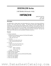 HM538123BJ-7 datasheet pdf Hitachi Semiconductor