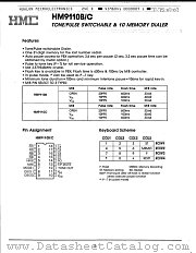 HM9110B datasheet pdf HMC