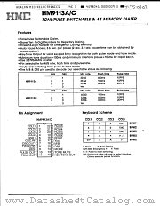 HM9113C datasheet pdf HMC