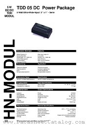 TDD054805D datasheet pdf HN Electronic Components