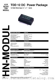 TDD124812D datasheet pdf HN Electronic Components