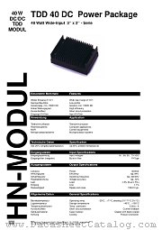 TDD404815S datasheet pdf HN Electronic Components