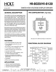HI-8020SM-61 datasheet pdf Holt Integrated Circuits