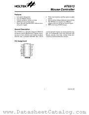 HT6513B datasheet pdf Holtek Semiconductor