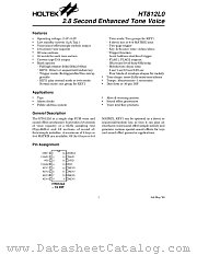 HT812L0 datasheet pdf Holtek Semiconductor