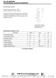 HN_2N4403 datasheet pdf Honey Technology