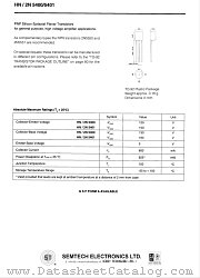 HN_2N5401 datasheet pdf Honey Technology