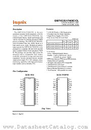 GM71CS17403CLT-6 datasheet pdf Hynix Semiconductor