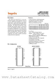 GM71VS18163CLJ-7 datasheet pdf Hynix Semiconductor