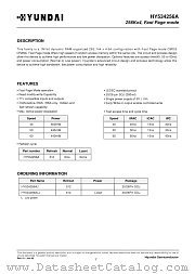 HY534256ALJ-50 datasheet pdf Hynix Semiconductor