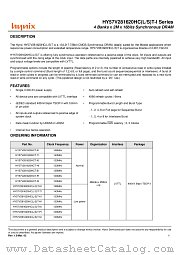 HY57V281620HCST-7I datasheet pdf Hynix Semiconductor