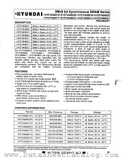HY57V658021TC-8 datasheet pdf Hynix Semiconductor