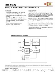 IS62C1024-70T datasheet pdf ICSI