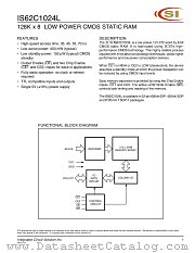 IS62C1024L-35QI datasheet pdf ICSI
