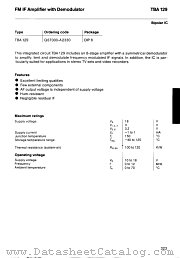 TBA129 datasheet pdf Infineon