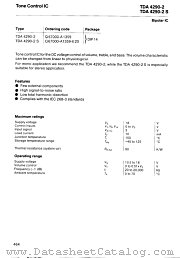 TDA4290-2S datasheet pdf Infineon
