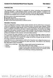 TDA4600-3 datasheet pdf Infineon