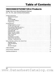 ISD33075EI datasheet pdf Information Storage Devices