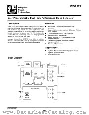 ICS2572M-SC datasheet pdf Integrated Circuit Systems