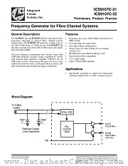 AV9107C-21CS08 datasheet pdf Integrated Circuit Systems