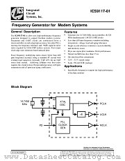 AV9117M-01 datasheet pdf Integrated Circuit Systems
