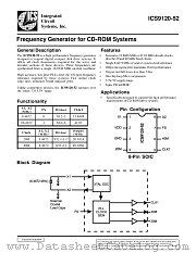 AV9120M-52 datasheet pdf Integrated Circuit Systems