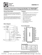 AV9148F-11 datasheet pdf Integrated Circuit Systems