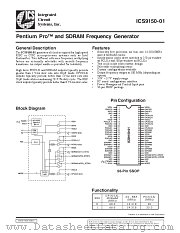 AV9150F-01 datasheet pdf Integrated Circuit Systems