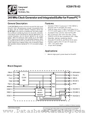 AV9178Y-03 datasheet pdf Integrated Circuit Systems