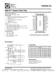 AV9248F-153-T datasheet pdf Integrated Circuit Systems