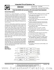 ICS1531Y-140 datasheet pdf Integrated Circuit Systems