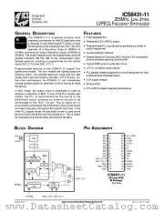 ICS8431CM-11T datasheet pdf Integrated Circuit Systems