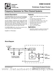 ICS9112M-33 datasheet pdf Integrated Circuit Systems