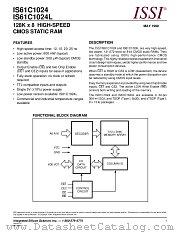 IS61C1024L-25HI datasheet pdf Integrated Silicon Solution Inc