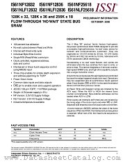 IS61NF12832-10TQI datasheet pdf Integrated Silicon Solution Inc